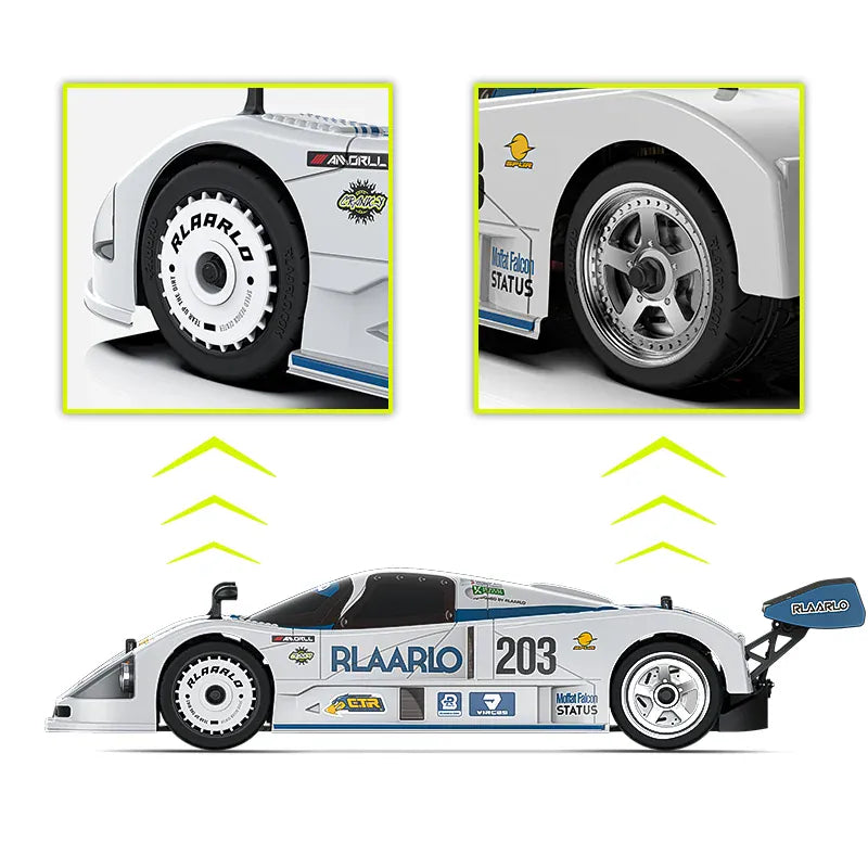 Rlaarlo AK-787 1/10 Metal Brushless RTR - RC On-Road Supercar