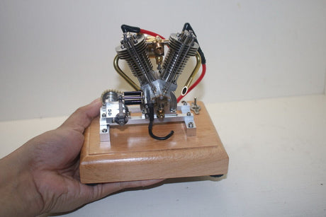 Microcosm V-Twin Mini Hoglet Benzinli Motor