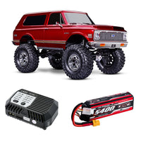 [Dış] Traxxas K5 Blazer Combo - kırmızı set şarj aleti ve LiPo batarya ile