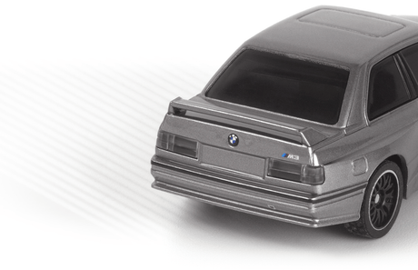 HPI nano-TTR BMW M3 Ravaglia Nogaro Gümüş 1/64 RC araba - arka