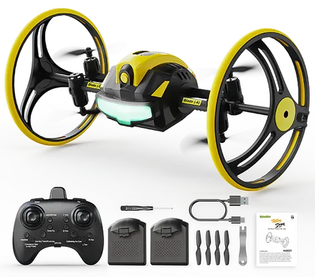 Wowitoys H4832 Rolling Drone 720P WiFi Kameralı - Yuvarlanan Tekerlekli Drone