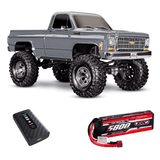 [Dış] Traxxas K10 Cheyenne Combo - gri araç ve 2S LiPo batarya + şarj aleti paket içeriği