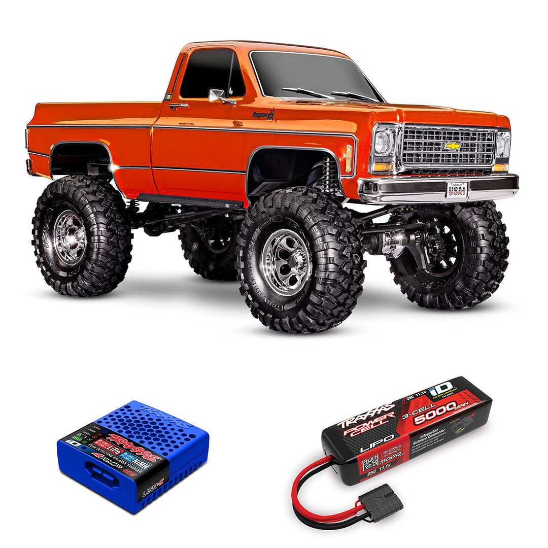 [Dış] Traxxas K10 Cheyenne - bakır rengi araç stüdyo çekimi, şarj ve batarya seti