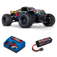 [Boyut] Traxxas Wide Maxx - RnR araç EZ-Peak Plus şarj aleti ve 6700 mAh batarya combo