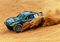 [Action] Traxxas Slash 4x4 Combo - toprak pistte toz kaldıran yeşil short course