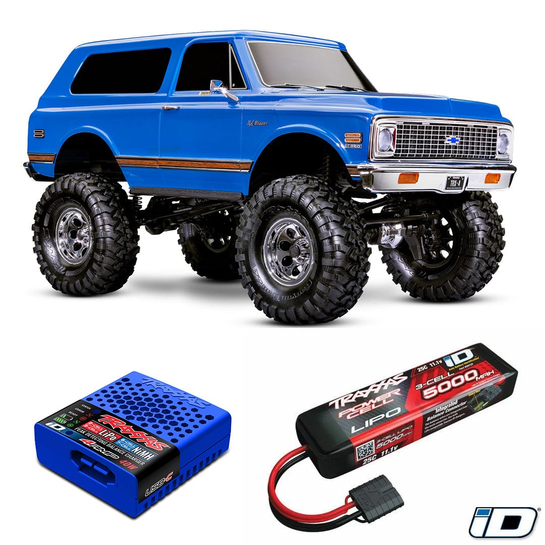 [Dış] Traxxas K5 Blazer Combo - mavi set Traxxas iD şarj ve batarya ile