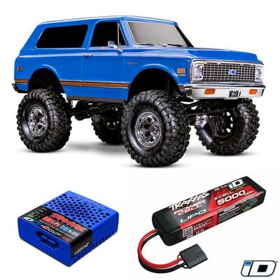 [Dış] Traxxas K5 Blazer Combo - mavi set Traxxas iD şarj ve batarya ile
