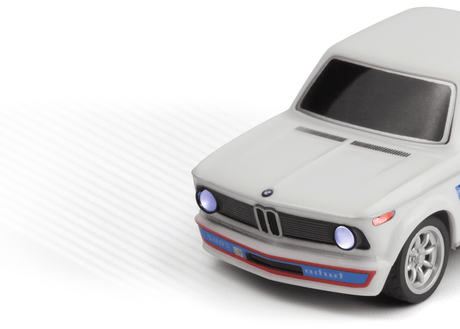HPI nano-TTR BMW 2002 Turbo Beyaz 1/64 RC araba - ön detay