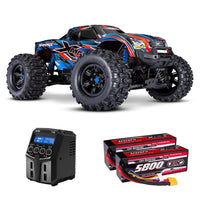 [Dış] Traxxas X-Maxx Belted - araç, çift şarj aleti ve LiPo batarya combo seti