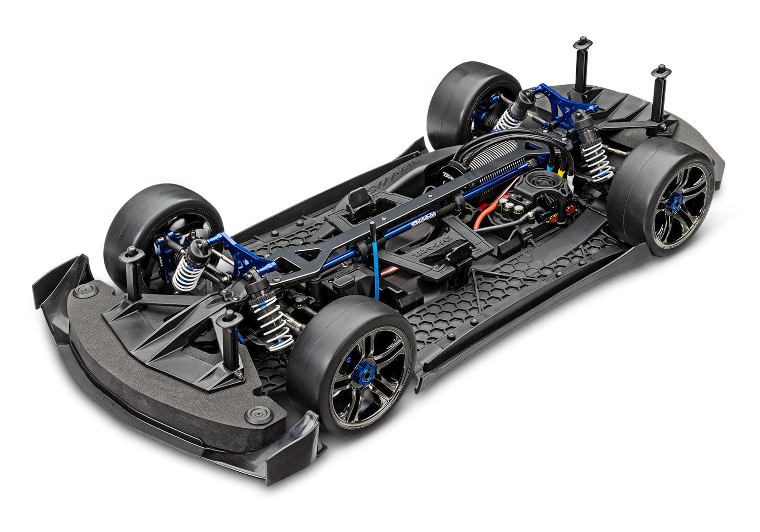 [Motor] Traxxas XO-1 - karoseri çıkık şasi, motor ve süspansiyon