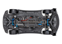 [Motor] Traxxas XO-1 - şasi üstten görünüm, motor ve şanzıman