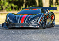 [Action] Traxxas XO-1 - pistte ön görünüm, yüksek hız