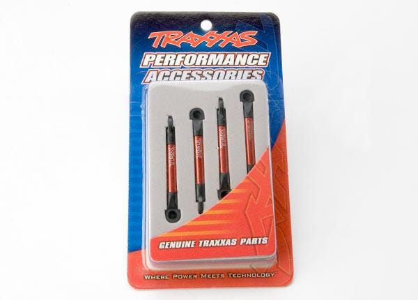 Aluminum push rods, red-anodized