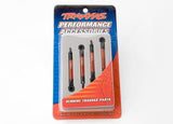 Aluminum push rods, red-anodized