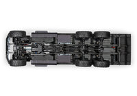 [Motor] Traxxas TRX-6 Hauler - şasi alttan görünüm, 6x6 aktarma ve akslar
