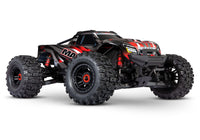 [Dış] Traxxas Wide Maxx 4S - Kırmızı gövde 3qtr önden stüdyo