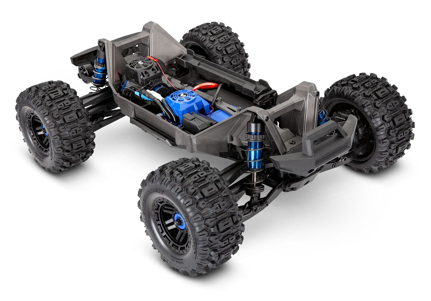 [Motor] Traxxas Wide Maxx - Şasi 3qtr görünüm gövdesiz fırçasız motor