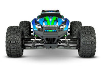 [Detay] Traxxas Wide Maxx - Yeşil gövde önden yakın LED far detayı