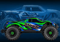 [Boyut] Traxxas Wide Maxx - Ana Maxx ile ölçek karşılaştırma yeşil
