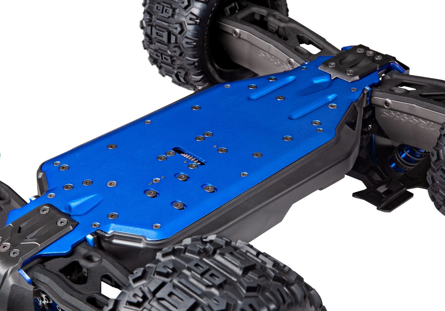 [Motor] Traxxas Sledge - alt şasi alüminyum plaka detayı