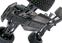[Motor] Traxxas XRT 4WD - şasi alt görünüm, koruma plakası, amortisör ve süspansiyon