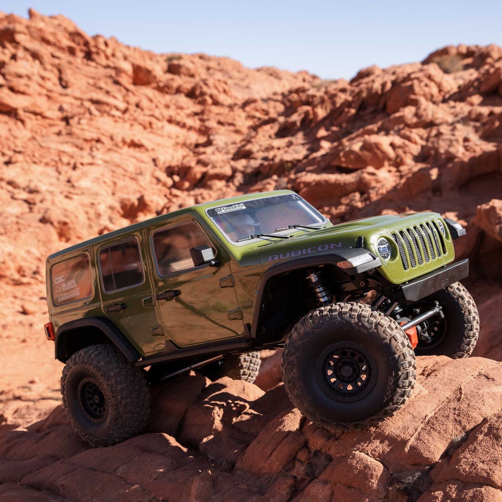 [Action] Axial SCX6 Jeep JLU Wrangler 1/6 - kayalıkta kaya tırmanışı