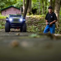 [Action] Axial SCX6 Jeep JLU Wrangler 1/6 - farlar yanık arazi sürüşü