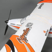 [Detay] E-Flite Apprentice STS 1.5m - Burun bölümü, pervane ve SAFE logosu