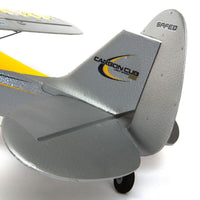 [Detay] HobbyZone Carbon Cub S 2 1.3m - Kuyruk bölümü Carbon Cub S2 logosu ve SAFE yazısı
