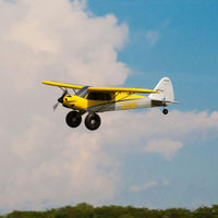[Havada] HobbyZone Carbon Cub S 2 1.3m - Bulutlu mavi gökyüzünde uçuş
