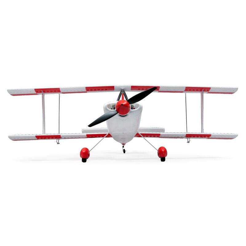[Dış] E-Flite Ultimate 3D Smart BNF - Önden stüdyo görünümü, pervane ve çift kanat