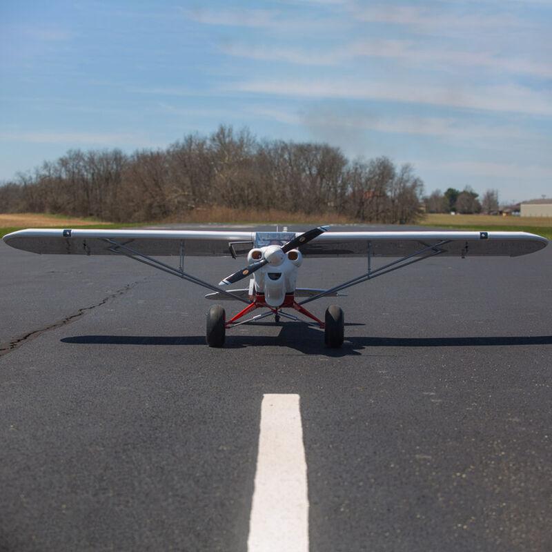 [Dış] Hangar 9 CubCrafters XCub 60cc ARF 116" - pistte önden görünüm