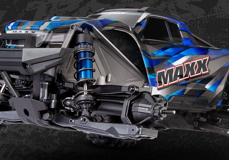 [Detay] Traxxas Wide Maxx - Amortisör süspansiyon ve aktarma yakın çekim
