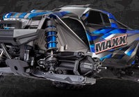 [Detay] Traxxas Wide Maxx - Amortisör süspansiyon ve aktarma yakın çekim
