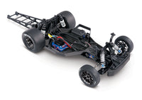 [Motor] Traxxas Drag Slash - şasi yakın çekim, motor ESC batarya ve süspansiyon