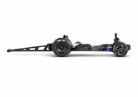 [Motor] Traxxas Drag Slash - şasi yandan görünüm, drag lastikleri ve wheelie bar