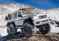 [Action] Traxxas G63 6x6 - karlı dağ arazisinde, beyaz gövde