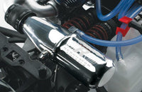 [Motor] Traxxas Revo 3.3 - krom akort egzoz susturucusu ve yakıt hatları yakın çekim