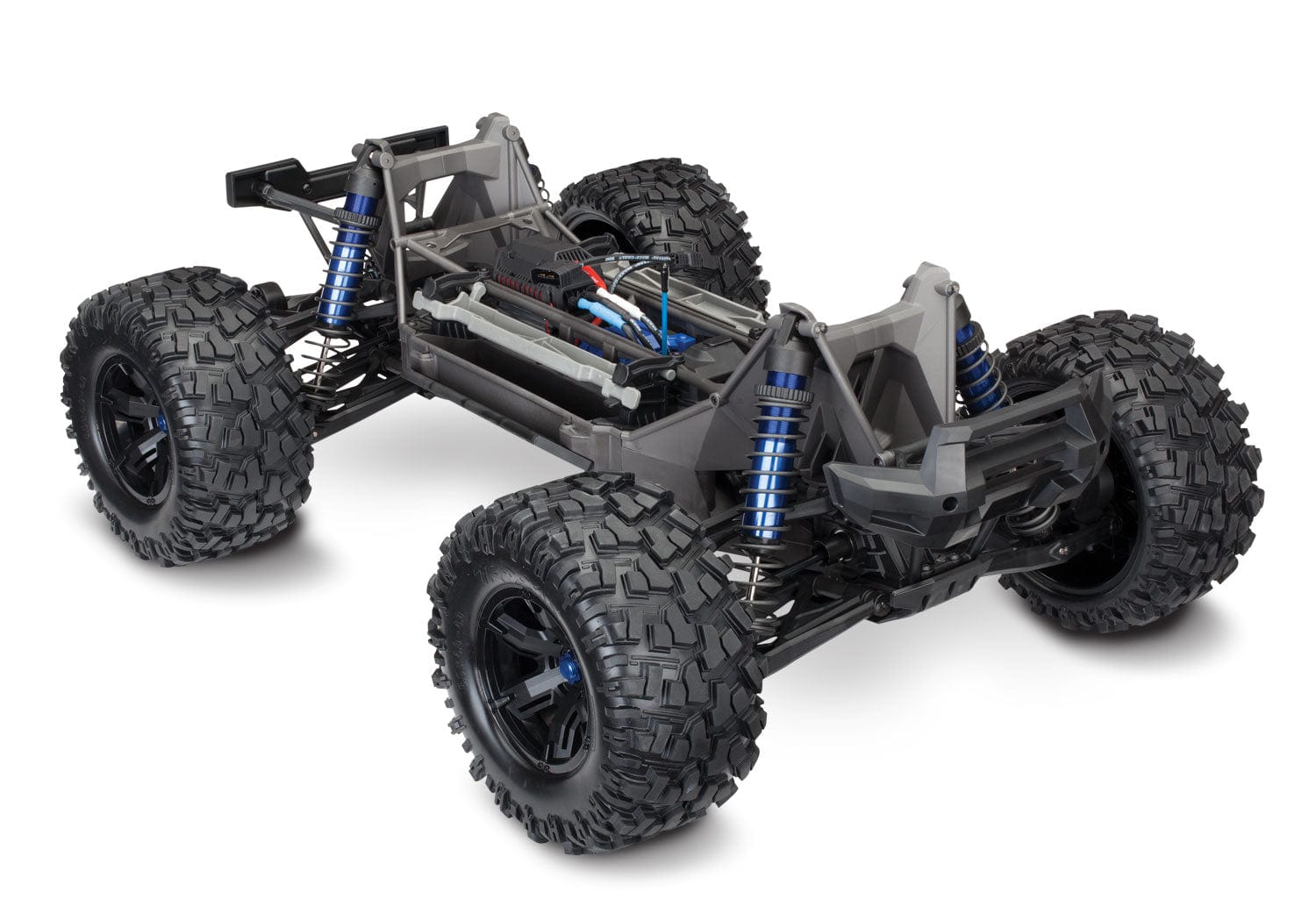 [Motor] Traxxas X-Maxx Belted - gövdesiz şasi, amortisörler ve elektronik